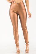 Load image into Gallery viewer, Brown Sugar- Metallic Skinny Jeans