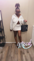 Load image into Gallery viewer, Oversize Jacket with Mini Skirt