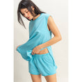 Load image into Gallery viewer, Oversized Top And Shorts Matching Set
