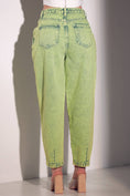 Load image into Gallery viewer, Above the ankle - Lime Green Acid Wash
