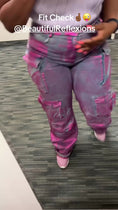 Load and play video in Gallery viewer, Purple Rain Cargo Pants
